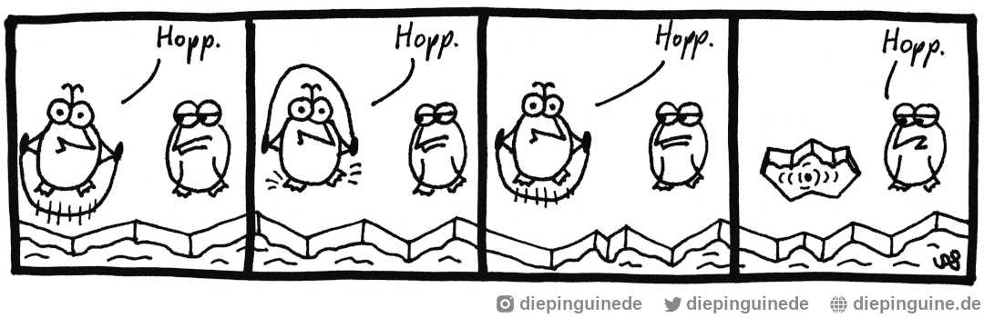 Die Pinguine - Hopp. Hopp. Hopp. Hopp. 